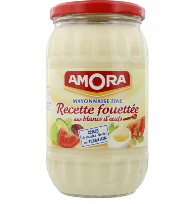 Amora - Mayonnaise recette fouettée Le bocal de 465g